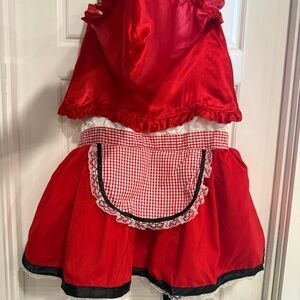 Tucker & Ace Little Red Riding Hood Dog Costume | XXL | Like New